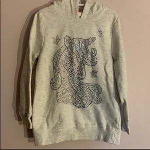 NWOT GIRLS UNICORN SWEATSHIRT